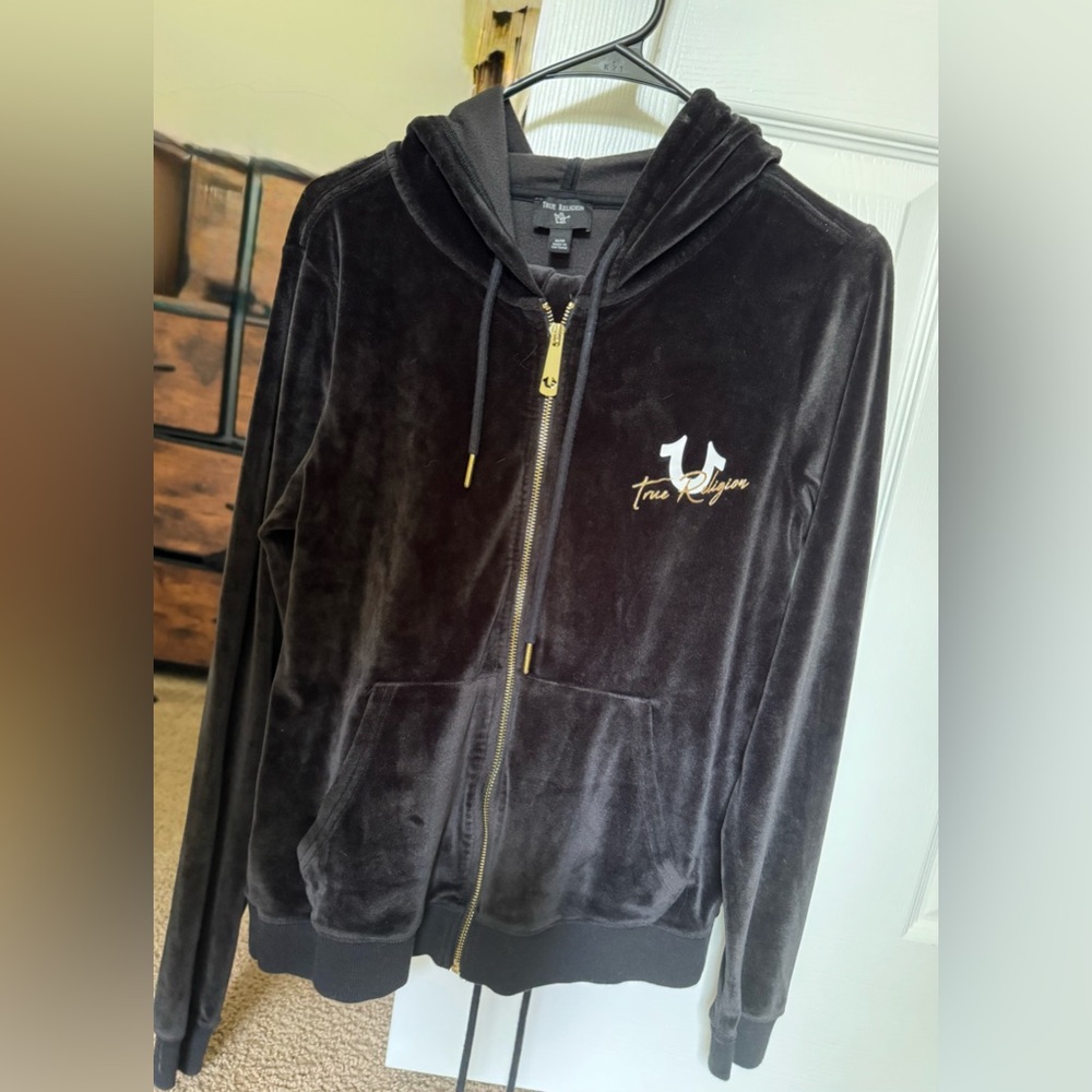 True Religion Velour Jogger Set